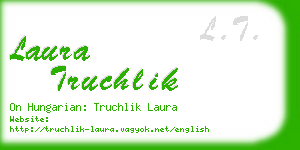 laura truchlik business card